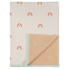 Raindow Pattern Organic Cotton Blanket Meri Meri